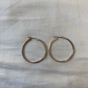 Small/Medium Basic Silver Hoop Earrings